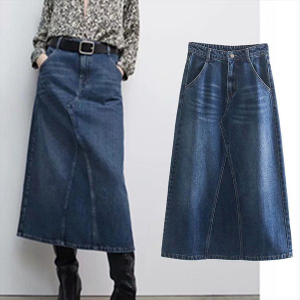 withered summer england fashion womens skirts vintage high waist midi denim women faldas mujer moda a line long, Black
withered summer england fashion womens skirts vintage high waist midi denim women faldas mujer moda a line long, Black