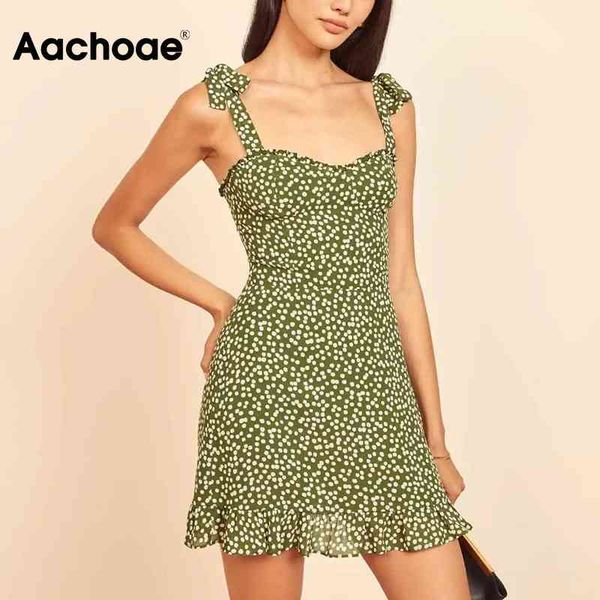 aachoae spaghetti strap dot print mini dress summer ruffles beach a line dress sundresses chiffon lady party dresses robe 210413, Black;gray
aachoae spaghetti strap dot print mini dress summer ruffles beach a line dress sundresses chiffon lady party dresses robe 210413, Black;gray