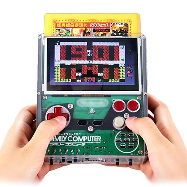 screen 4.3 inch yellow card gameing handheld 8 bit fc nostalgic can connect headphone av output games host portable playe game players
screen 4.3 inch yellow card gameing handheld 8 bit fc nostalgic can connect headphone av output games host portable playe game players