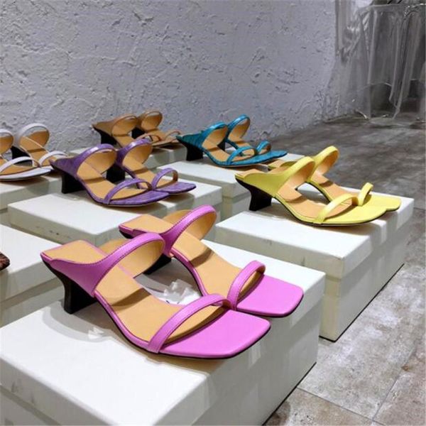 slippers full leather generous square toe ladies leaky high heels multiple colors mid heel calf summer, Black
slippers full leather generous square toe ladies leaky high heels multiple colors mid heel calf summer, Black