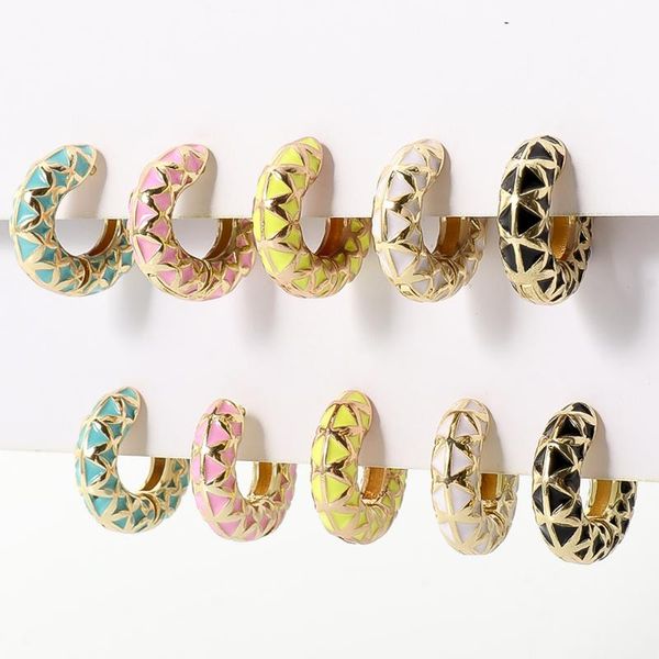 hoop & huggie women fashion cz small earrings elegant statement gold color copper earring for girls wedding jewelry, Golden;silver
hoop & huggie women fashion cz small earrings elegant statement gold color copper earring for girls wedding jewelry, Golden;silver