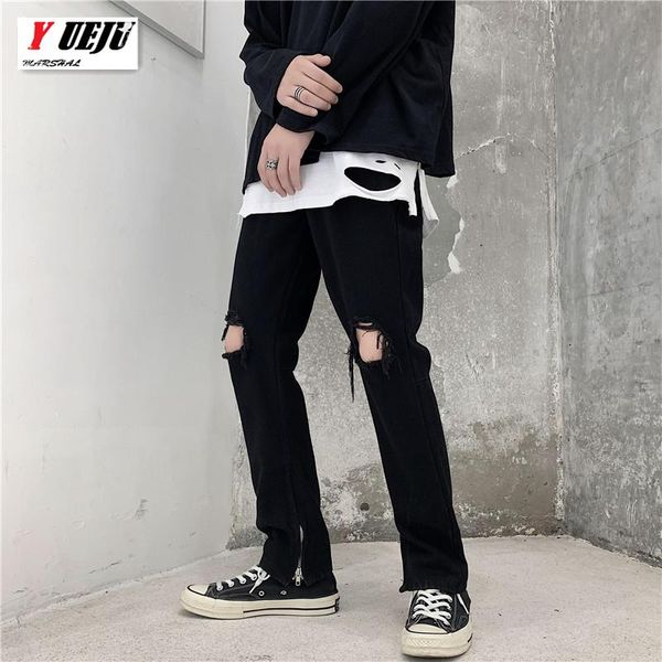 men's jeans drop fashion biker distressed stretch ripped hip hop slim fit holes high street denim cotton pants, Blue
men's jeans drop fashion biker distressed stretch ripped hip hop slim fit holes high street denim cotton pants, Blue