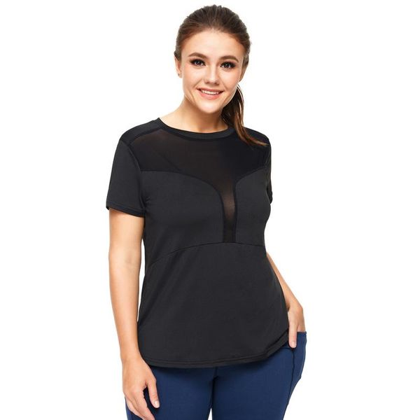 yoga outfit l-4xl splicing mesh shirts women loose fitness workout tee shirt female round neck black sport t-shirt plus size
yoga outfit l-4xl splicing mesh shirts women loose fitness workout tee shirt female round neck black sport t-shirt plus size