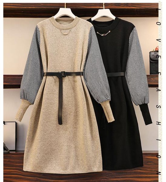 patchwork edstidos de fiesta korean 4xl plus size women 's clothing elegant knitted dress casual dresses, Black;gray
patchwork edstidos de fiesta korean 4xl plus size women 's clothing elegant knitted dress casual dresses, Black;gray