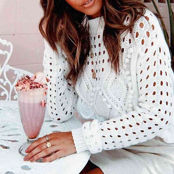 inspired knit sweater long sleeves high neck sweater women white hollow out sweaters pullovers fashion jumper female 210412, White;black
inspired knit sweater long sleeves high neck sweater women white hollow out sweaters pullovers fashion jumper female 210412, White;black