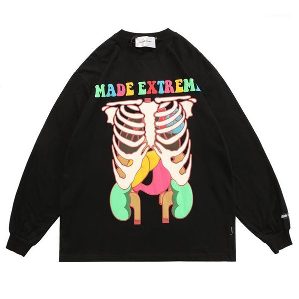men's t-shirts male o-neck long sleeve t-shirt couple tee oversized 100%cotton hip hop loose mens bone skeleton print t shirts, White;black
men's t-shirts male o-neck long sleeve t-shirt couple tee oversized 100%cotton hip hop loose mens bone skeleton print t shirts, White;black
