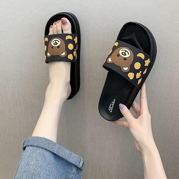 slippers summer women indoor thick bottom female bear bathroom non-slip comfortable beach sandals black large size
slippers summer women indoor thick bottom female bear bathroom non-slip comfortable beach sandals black large size