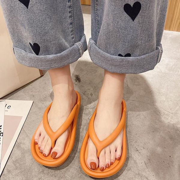 rimocy casual clip toe beach flip flops women pu leather household rubber slippers woman outdoor thick bottom platform slides, Black
rimocy casual clip toe beach flip flops women pu leather household rubber slippers woman outdoor thick bottom platform slides, Black