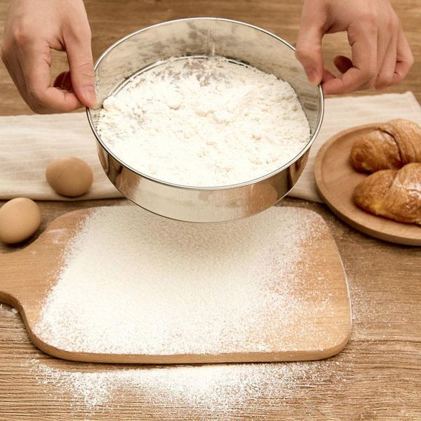 kitchen fine mesh flour sifter professional round stainless steel sieve strainer sifters for baking tea-35 & pastry tools
kitchen fine mesh flour sifter professional round stainless steel sieve strainer sifters for baking tea-35 & pastry tools