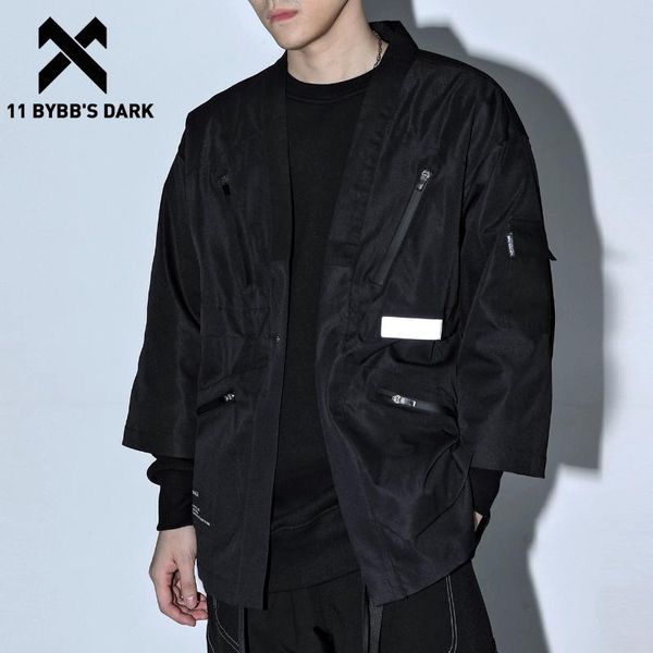men's jackets 11 bybb's dark japan style cargo jacket men reflective kimono coat streetwear open stitch harajuku hip hop outwear, Black;brown
men's jackets 11 bybb's dark japan style cargo jacket men reflective kimono coat streetwear open stitch harajuku hip hop outwear, Black;brown