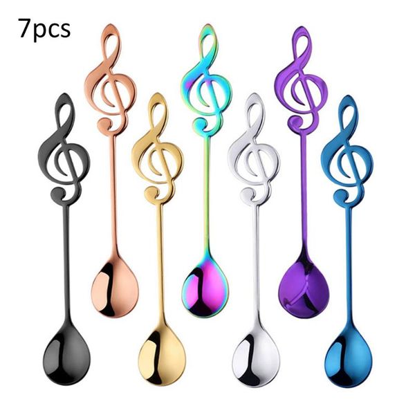 spoons 7pcs/ 4pcs musical note coffee stainless steel tea stirring set sugar ice cream mug dessert spoon drink tableware
spoons 7pcs/ 4pcs musical note coffee stainless steel tea stirring set sugar ice cream mug dessert spoon drink tableware