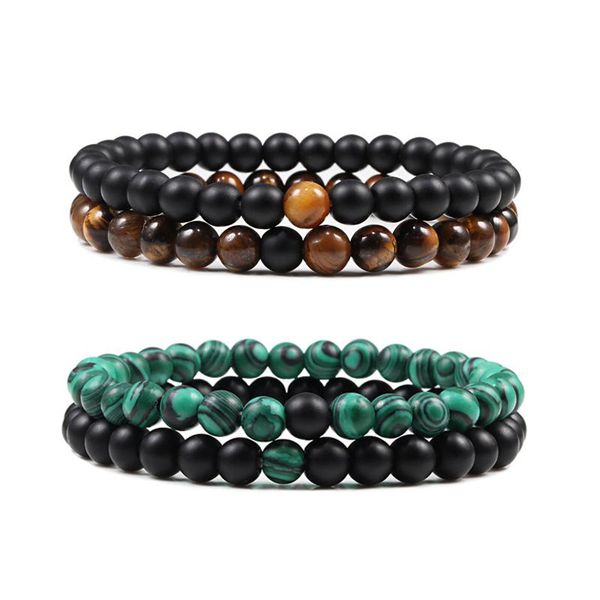 beaded, strands 2pcs/set 8 style couples distance bracelet classic natural stone matte beaded bracelets for men women friend strand jewelry, Black
beaded, strands 2pcs/set 8 style couples distance bracelet classic natural stone matte beaded bracelets for men women friend strand jewelry, Black