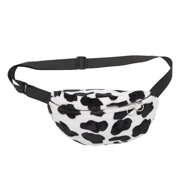 women cow print plush waist bag fanny pack pouch sport belt hip chest crossbody shoulder purse bags
women cow print plush waist bag fanny pack pouch sport belt hip chest crossbody shoulder purse bags