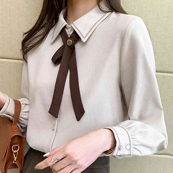 long sleeve blouse women blusas mujer de moda bow turn down collar office lady blouse women women clothing blusa e125 210602, White
long sleeve blouse women blusas mujer de moda bow turn down collar office lady blouse women women clothing blusa e125 210602, White