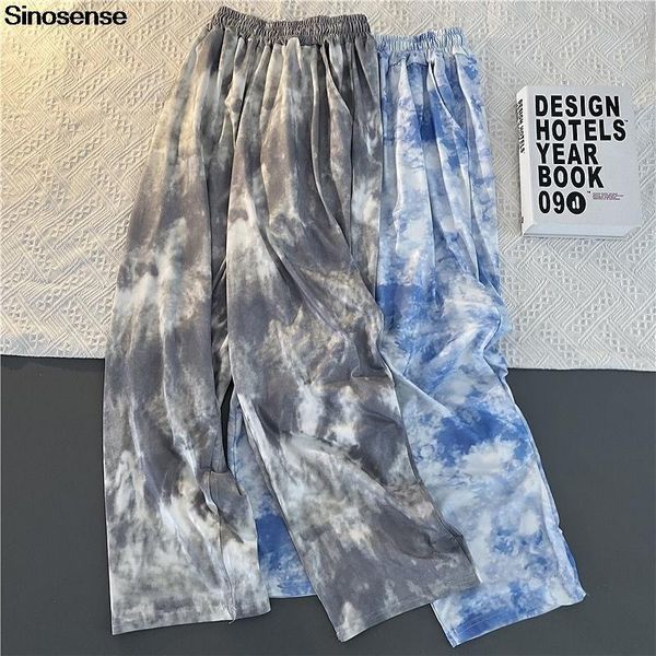 women's pants & capris vintage tie dye wide leg ins women korean straight long high waist bf casual loose trousers with pockets, Black;white
women's pants & capris vintage tie dye wide leg ins women korean straight long high waist bf casual loose trousers with pockets, Black;white