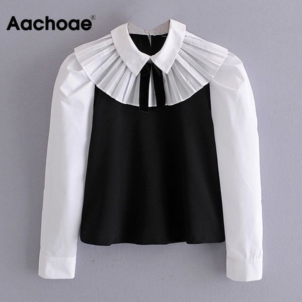 aachoae chic women patchwork blouse puff long sleeve elegant shirt bow ruffles lady stylish autumn spring blusas mujer 210413, White
aachoae chic women patchwork blouse puff long sleeve elegant shirt bow ruffles lady stylish autumn spring blusas mujer 210413, White