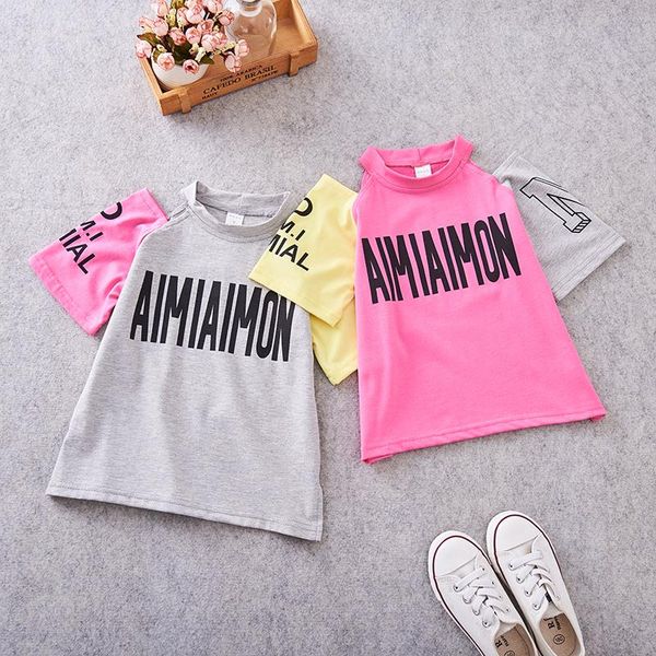 t-shirts summer t-shirt girl baby loose letters shirt children korean fashion casual clothes kid toddler, Blue
t-shirts summer t-shirt girl baby loose letters shirt children korean fashion casual clothes kid toddler, Blue