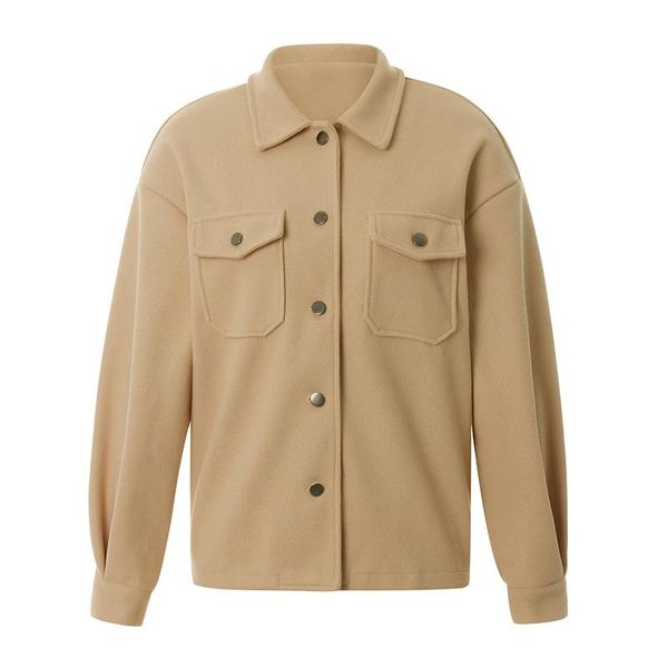 women's wool & blends female woolen coat, winter solid color turn-down collar long sleeve jacket for ladies, camel/white/pink, Black
women's wool & blends female woolen coat, winter solid color turn-down collar long sleeve jacket for ladies, camel/white/pink, Black