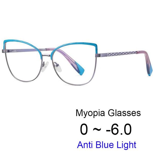 sunglasses vision correction glasses for myopia women 0 to -6.0 metal cat eye anti blue light 2021 trendy transparent computer, White;black
sunglasses vision correction glasses for myopia women 0 to -6.0 metal cat eye anti blue light 2021 trendy transparent computer, White;black