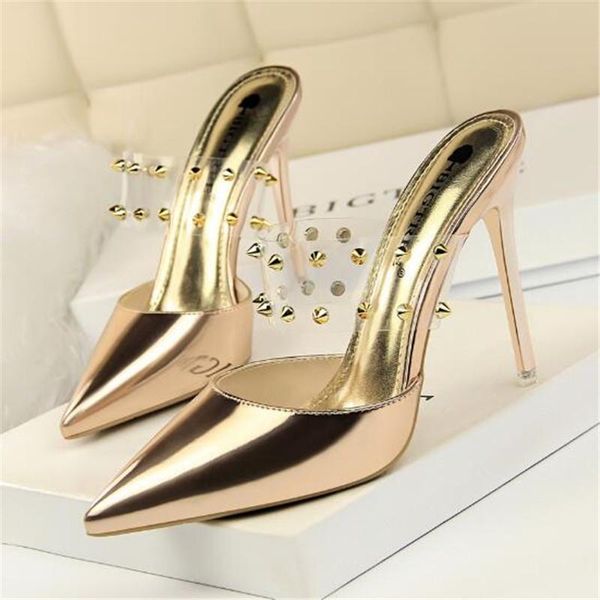 dress shoes bigtree women slides mules clear transparent crystal high heel sandals pointed toe faux patent leather stilettos cut out, Black
dress shoes bigtree women slides mules clear transparent crystal high heel sandals pointed toe faux patent leather stilettos cut out, Black
