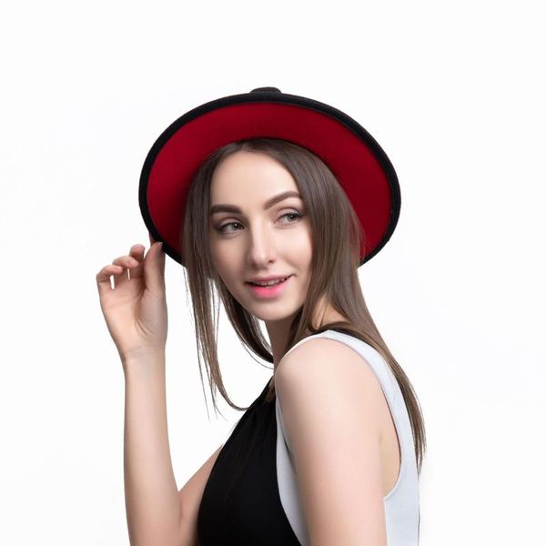 wide brim hats classics women and men 2 tone wool fedora hat panama jazz casual retro caps big small head circumference, Blue;gray
wide brim hats classics women and men 2 tone wool fedora hat panama jazz casual retro caps big small head circumference, Blue;gray