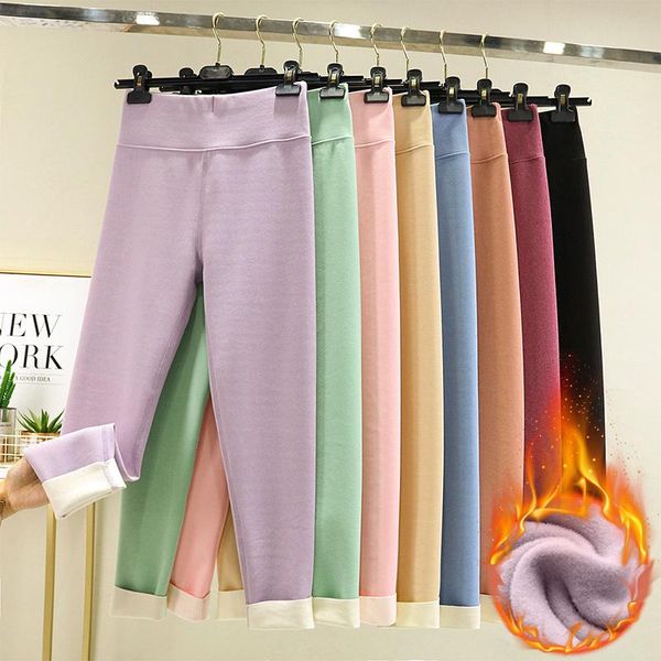 women's leggings dralon autumn and winter high waist seamless heating inner wear long johns plus velvet thickened large size, Black
women's leggings dralon autumn and winter high waist seamless heating inner wear long johns plus velvet thickened large size, Black