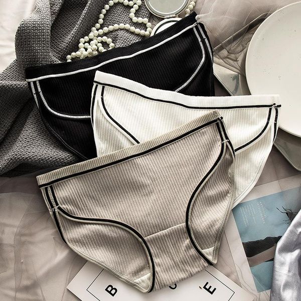 women's panties fashion contrast female cotton breathable comfortable briefs solid low-waisted ladies underpants, Black;pink
women's panties fashion contrast female cotton breathable comfortable briefs solid low-waisted ladies underpants, Black;pink