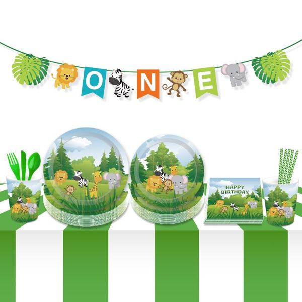 disposable dinnerware cartoon cute jungle animal disposible tableware set
disposable dinnerware cartoon cute jungle animal disposible tableware set