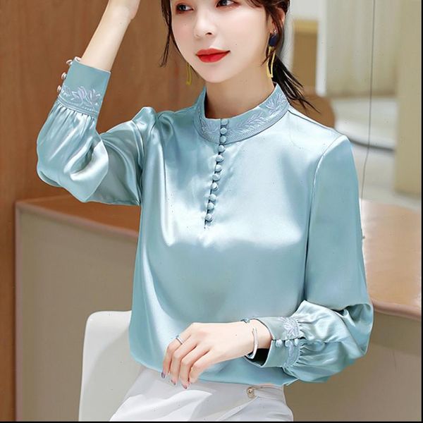 korean silk womens shirt women blouses satin shirts elegant long sleeve blouse plus size and harajuku, White
korean silk womens shirt women blouses satin shirts elegant long sleeve blouse plus size and harajuku, White
