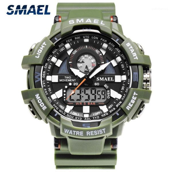 fashion brand watch men sport military watches digital clock casual multifunction 50m waterproof wristwatch mens 1557a wristwatches, Slivery;brown
fashion brand watch men sport military watches digital clock casual multifunction 50m waterproof wristwatch mens 1557a wristwatches, Slivery;brown