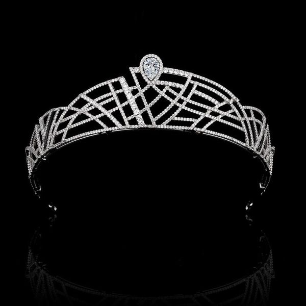 hair clips & barrettes luxury zircon bridal wedding crown large bride tiara headdress elegant headband for hairwear hq0354, Golden;silver
hair clips & barrettes luxury zircon bridal wedding crown large bride tiara headdress elegant headband for hairwear hq0354, Golden;silver