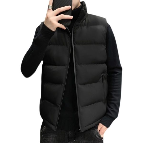 men's vests brand vest winter sleeveless jackets men hooded warm casual outwear, Black;white 
men's vests brand vest winter sleeveless jackets men hooded warm casual outwear, Black;white
