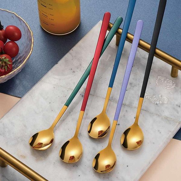 spoons spoon long handle stirring dessert ins coffee stir bar cocktail ice stainless steel
spoons spoon long handle stirring dessert ins coffee stir bar cocktail ice stainless steel