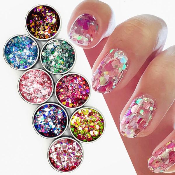 chameleon nail sequins glitter holographic powder dust dazzling manicure sparkly paillette chunky decorations, Silver;gold
chameleon nail sequins glitter holographic powder dust dazzling manicure sparkly paillette chunky decorations, Silver;gold