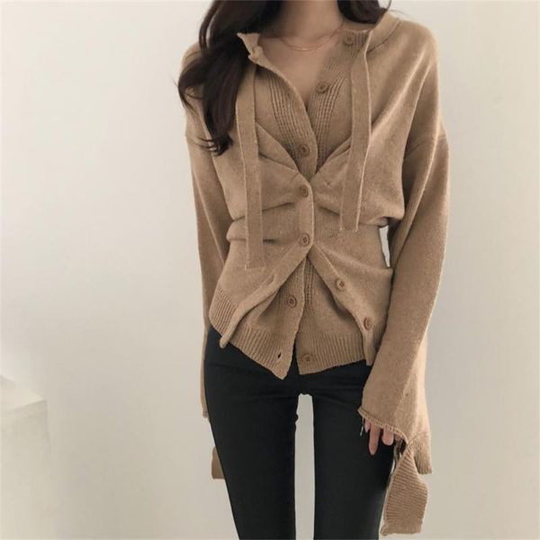 women's knits & tees harajuku knitted cardigans chic solid sweaters stylish loose slim-fit gentle ol women elegant autumn full sleeves, White
women's knits & tees harajuku knitted cardigans chic solid sweaters stylish loose slim-fit gentle ol women elegant autumn full sleeves, White