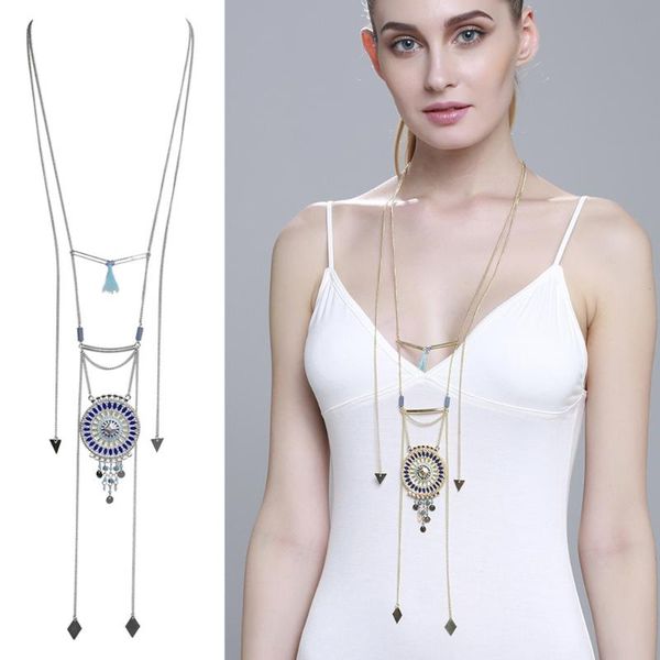 arrival triangle round resin pendants necklace bohemia colar feminia bijous fashion collier for women tassel pendant necklaces, Silver
arrival triangle round resin pendants necklace bohemia colar feminia bijous fashion collier for women tassel pendant necklaces, Silver