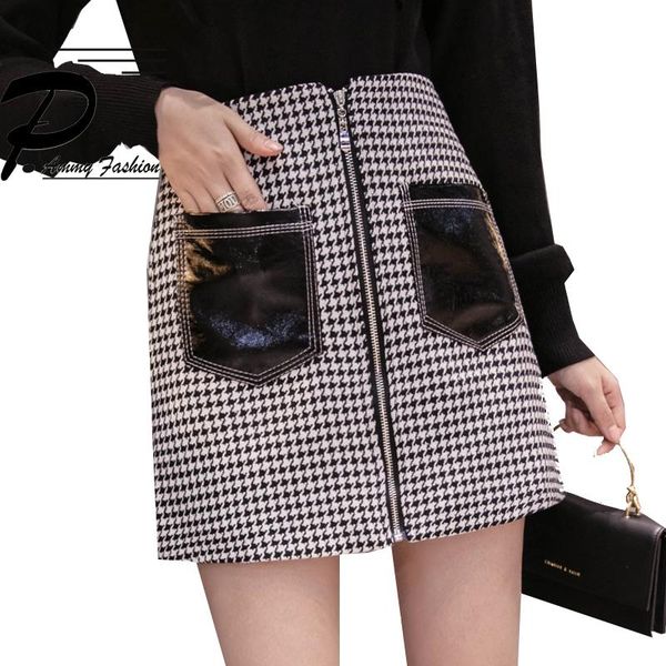 skirts wool plaid pencil skirt 2021 autumn winter high waist preppy style slim pocket warp hip checkered step, Black
skirts wool plaid pencil skirt 2021 autumn winter high waist preppy style slim pocket warp hip checkered step, Black