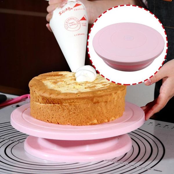 plastic cake plate turntable rotating anti-skid kitchen round table pan tool baking diy rotary stand decora o5r7 & pastry tools
plastic cake plate turntable rotating anti-skid kitchen round table pan tool baking diy rotary stand decora o5r7 & pastry tools
