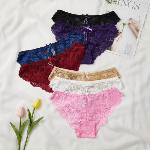 women's panties 7 pcs underwear for woman lace briefs seamless female wholesale bannirou, Black;pink
women's panties 7 pcs underwear for woman lace briefs seamless female wholesale bannirou, Black;pink