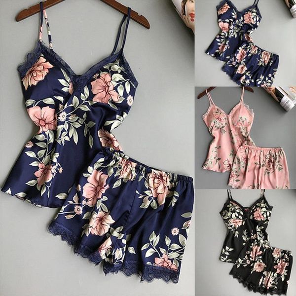 2pcs summer satin lace womens sleepwears lingerie nightdress pajamas set sleeveless ladies flower with chest pad, Black;red
2pcs summer satin lace womens sleepwears lingerie nightdress pajamas set sleeveless ladies flower with chest pad, Black;red