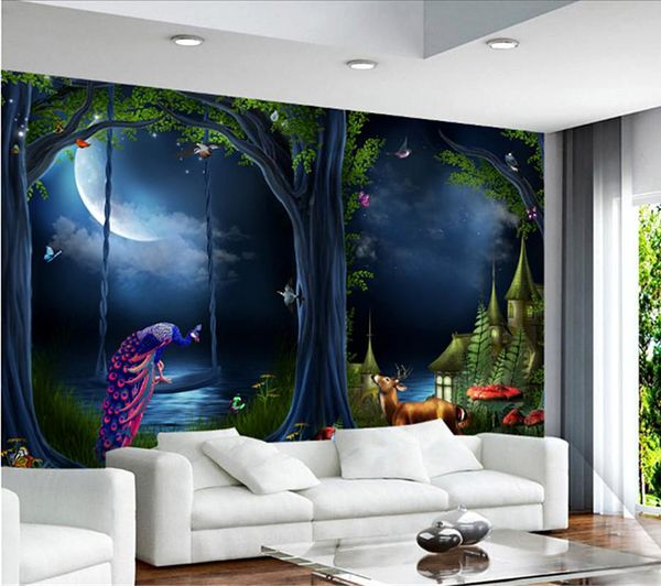 po custom 3d mural wallpaper fantasy fairy tale forest moonlight bedroom study sofa background painting home decor wallpapers
po custom 3d mural wallpaper fantasy fairy tale forest moonlight bedroom study sofa background painting home decor wallpapers