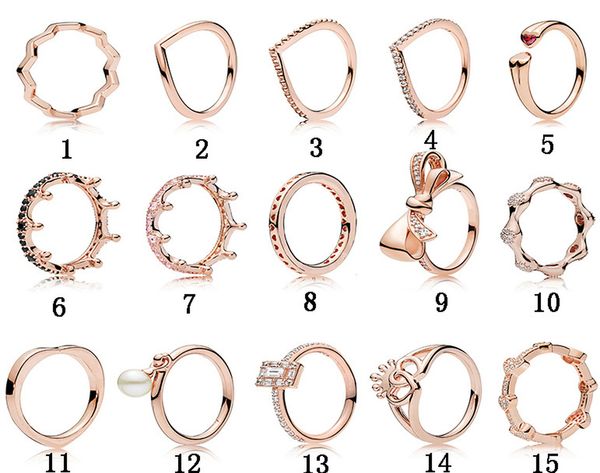 exquisite 100% 925 sterling silver fit pandora ring rose gold crown heart bow ring open couple jewelry engagement lovers fashion wedding cou, Slivery;golden
exquisite 100% 925 sterling silver fit pandora ring rose gold crown heart bow ring open couple jewelry engagement lovers fashion wedding cou, Slivery;golden