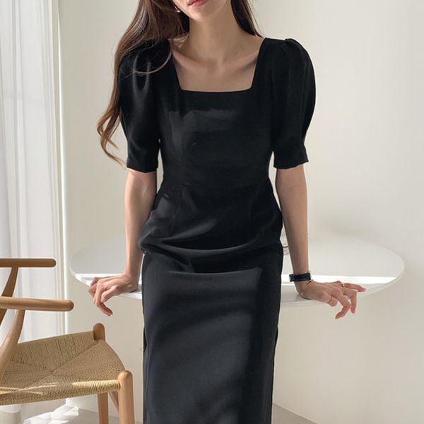 casual dresses vestido francês chique coreano leve pescoço sensual vestido médio comprimento acima do joelho com manga bolha para mulheres 2, Black;gray
casual dresses vestido francês chique coreano leve pescoço sensual vestido médio comprimento acima do joelho com manga bolha para mulheres 2, Black;gray