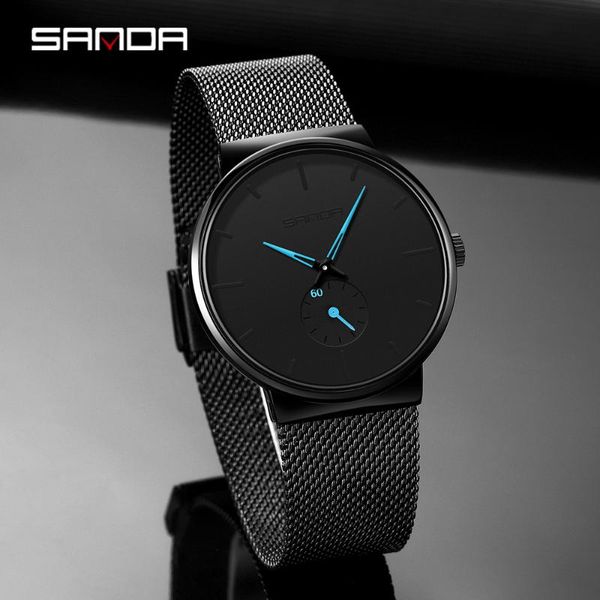 wristwatches sanda gentleman quartz dress watch for men casual slim mesh steel waterproof sport wristwatch relogio masculin, Slivery;brown
wristwatches sanda gentleman quartz dress watch for men casual slim mesh steel waterproof sport wristwatch relogio masculin, Slivery;brown