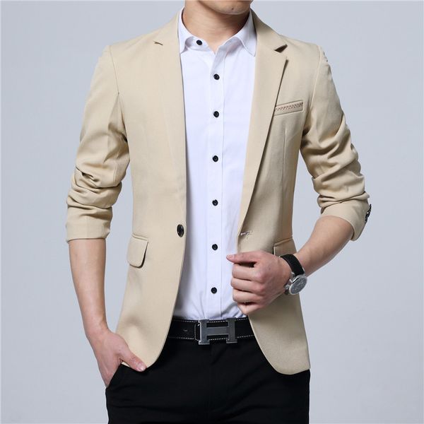 Men's Suits & Blazers Wholesale Selling Clothing Spring One Button Men Blazer Slim Fit Costume Homme Suit Jacket Masculine 5 Color AI6P, White;black
Men's Suits & Blazers Wholesale Selling Clothing Spring One Button Men Blazer Slim Fit Costume Homme Suit Jacket Masculine 5 Color AI6P, White;black
