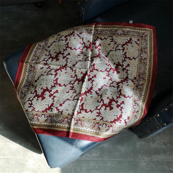 scarves trendy small square scarf 53*53cm fashion real silk handkerchief cashew print foulard soft bandana wine red women's shawl, Blue;gray
scarves trendy small square scarf 53*53cm fashion real silk handkerchief cashew print foulard soft bandana wine red women's shawl, Blue;gray