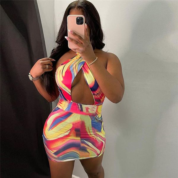 casual dresses tie dye print backless mini dress women summer hollow out halter sleeveless pleated tight woman party, Black;gray
casual dresses tie dye print backless mini dress women summer hollow out halter sleeveless pleated tight woman party, Black;gray