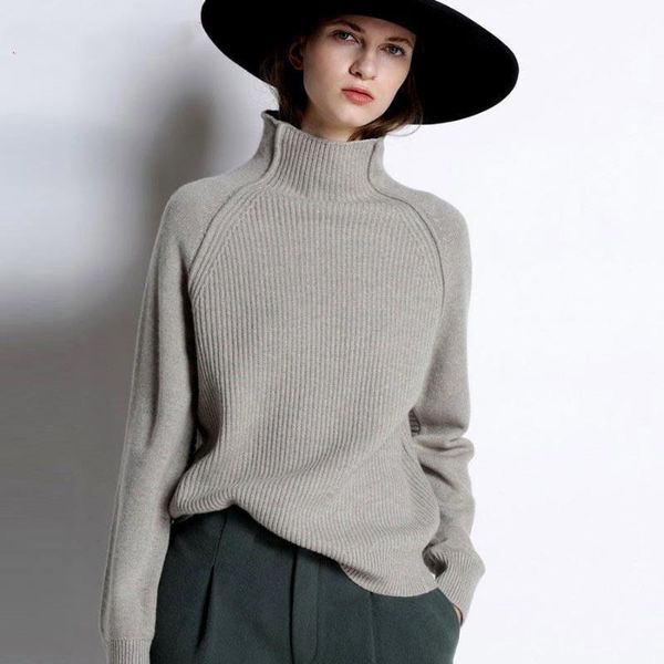women's sweaters syj autumn and winter cashmere sweater women high-collar thickened pullover loose large size knitted wool shirt, White;black
women's sweaters syj autumn and winter cashmere sweater women high-collar thickened pullover loose large size knitted wool shirt, White;black