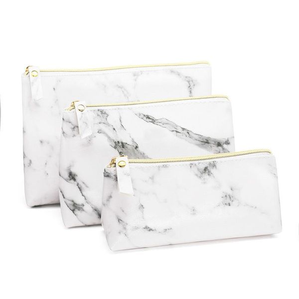 pencil bags creative large capacity pu bag white marble case student stationery makeup cute girl gift office supplies
pencil bags creative large capacity pu bag white marble case student stationery makeup cute girl gift office supplies