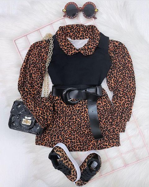 clothing sets 1-4y autumn kids girls clothes leopard long sleeve shirt dress+camisole children fashion style 2pcs girl, White
clothing sets 1-4y autumn kids girls clothes leopard long sleeve shirt dress+camisole children fashion style 2pcs girl, White